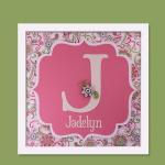 Child's Initial And Name -..