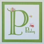Unframed Child's Name & In..