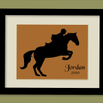 Custom Equestrian Silhouet..