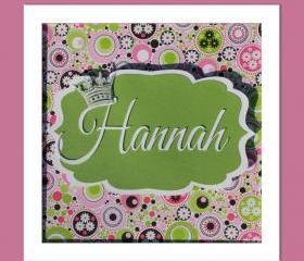 Personalized Child's Name - 3D Wall Art - FRAMED