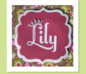Child's Name - 3D Wall Art - UNFRAMED